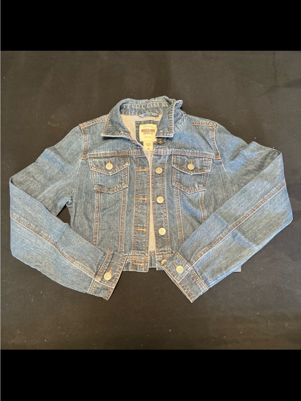 Mossimo Supply Co. Light Blue Girls' Cropped Denim Jacket
